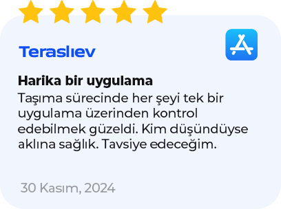 Aynı gün teslimat, parça eşya taşıma, kurye hizmeti