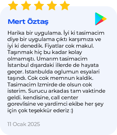 Aynı gün teslimat, parça eşya taşıma, kurye hizmeti