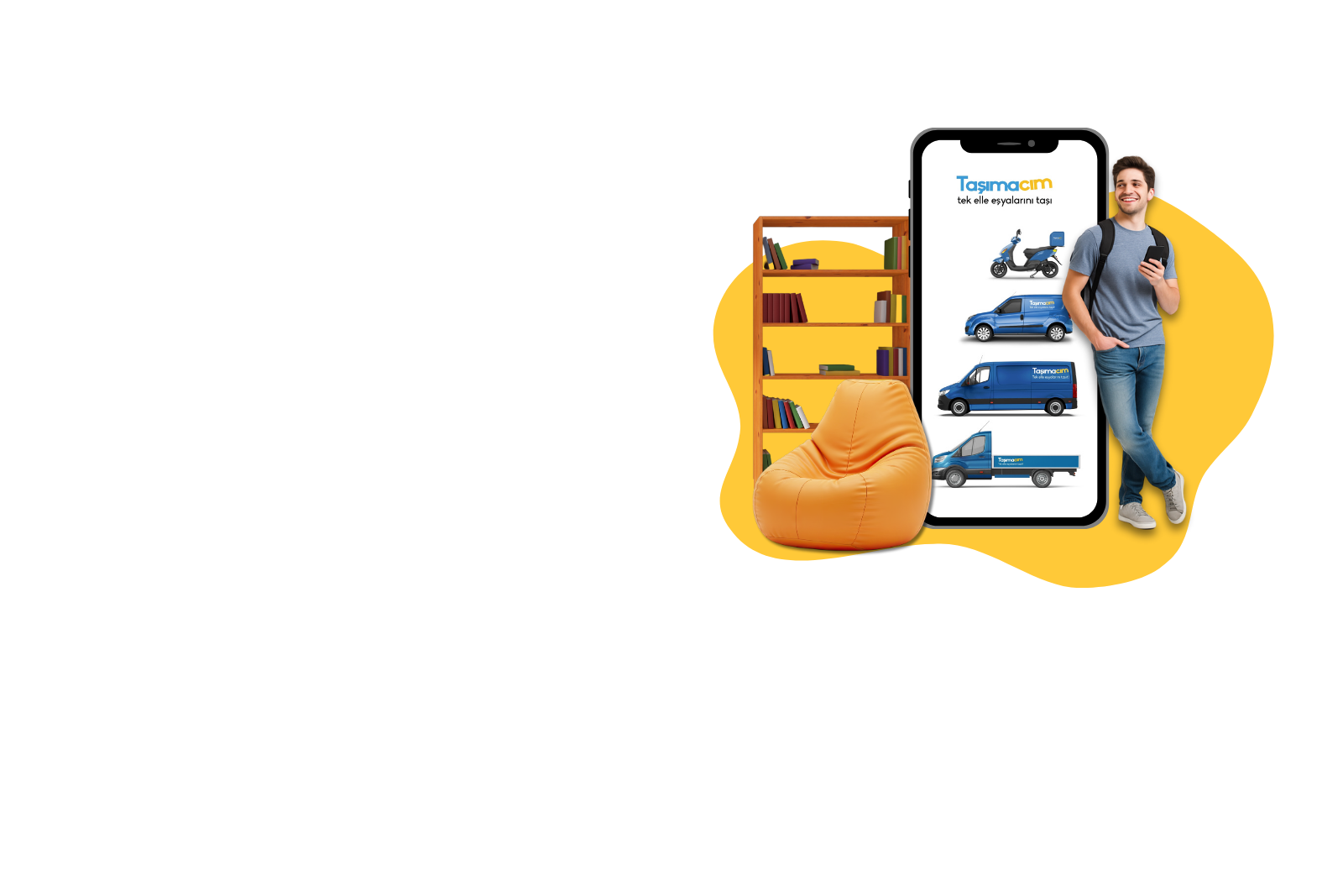 Aynı gün teslimat, parça eşya taşıma, kurye hizmeti