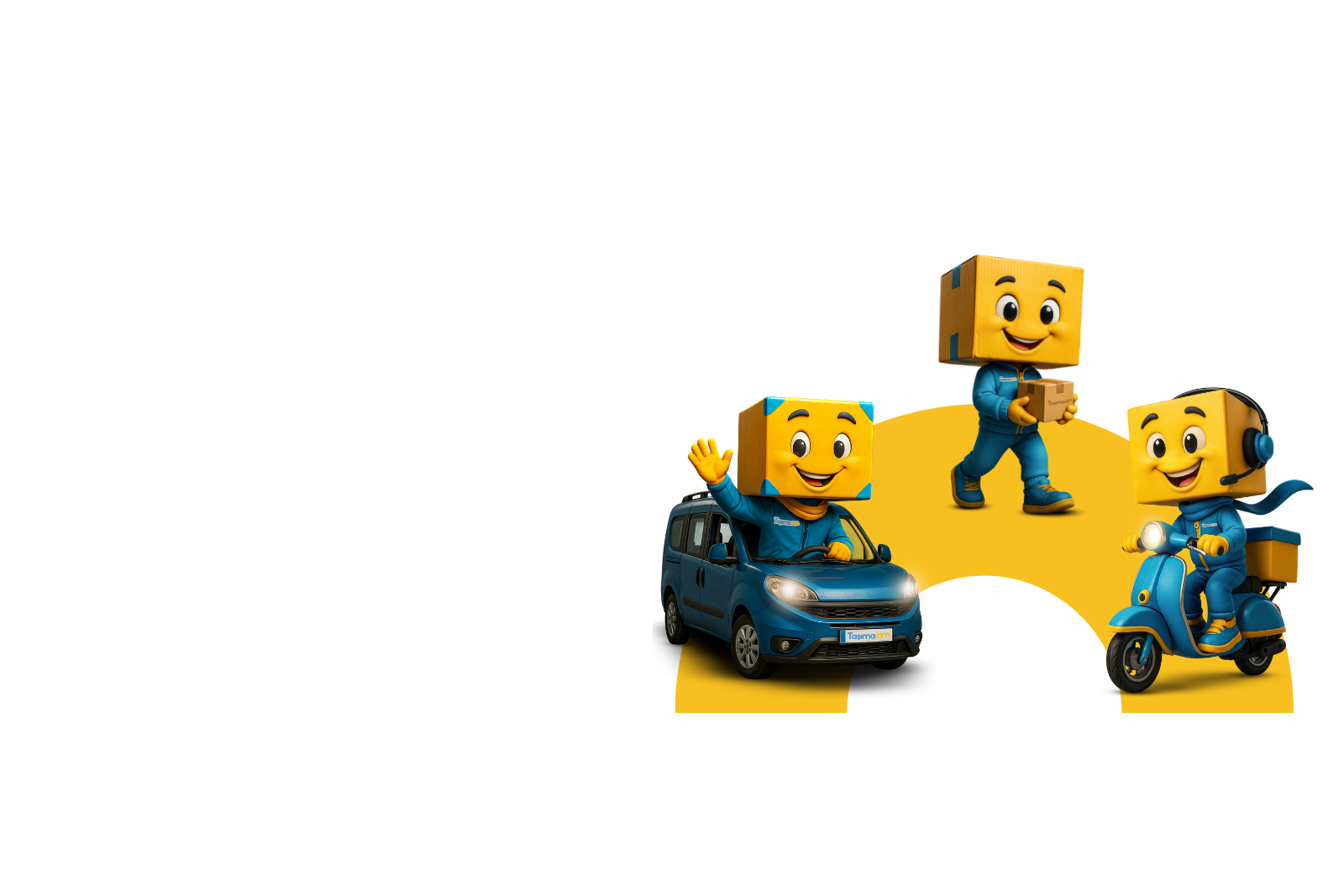 Aynı gün teslimat, parça eşya taşıma, kurye hizmeti