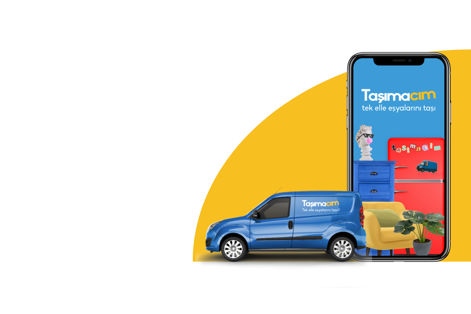 Aynı gün teslimat, parça eşya taşıma, kurye hizmeti