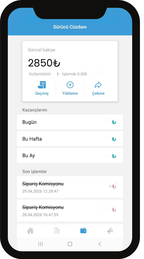 Kazançlarını takip et