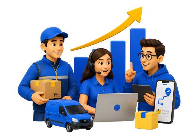Büyüyen startup ekibi