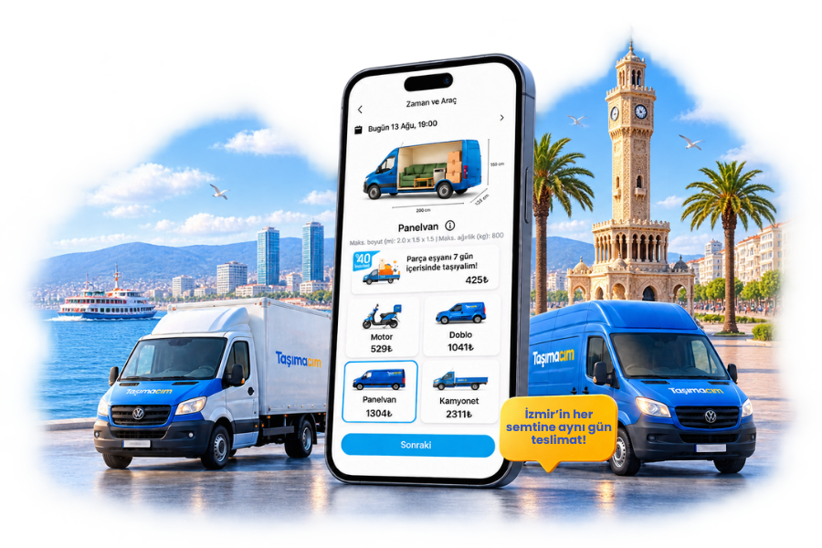 İzmir nakliye ve güvenli eşya taşıma hizmeti