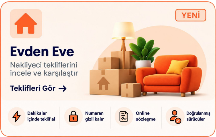 Aynı gün teslimat, parça eşya taşıma, kurye hizmeti